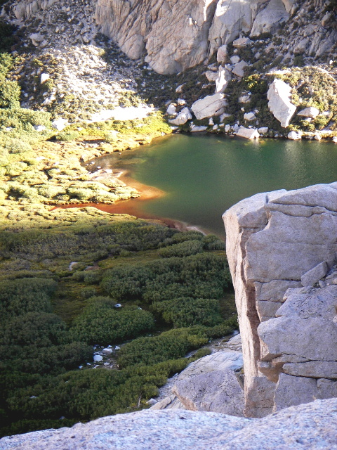 Lakeshore while climbing whitney