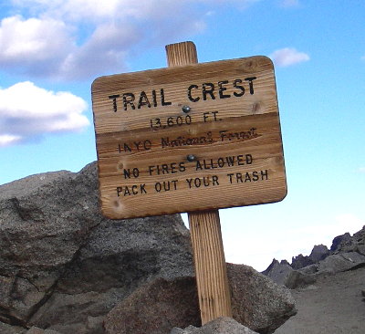 whitney trail crest