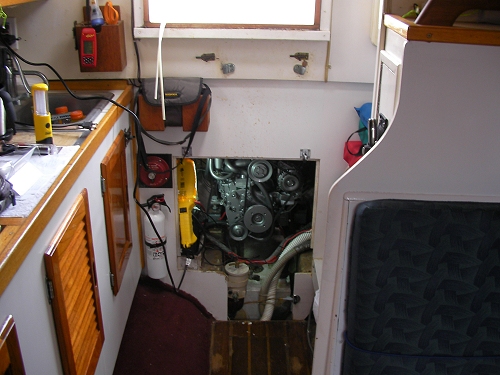 Yanmar Engine access